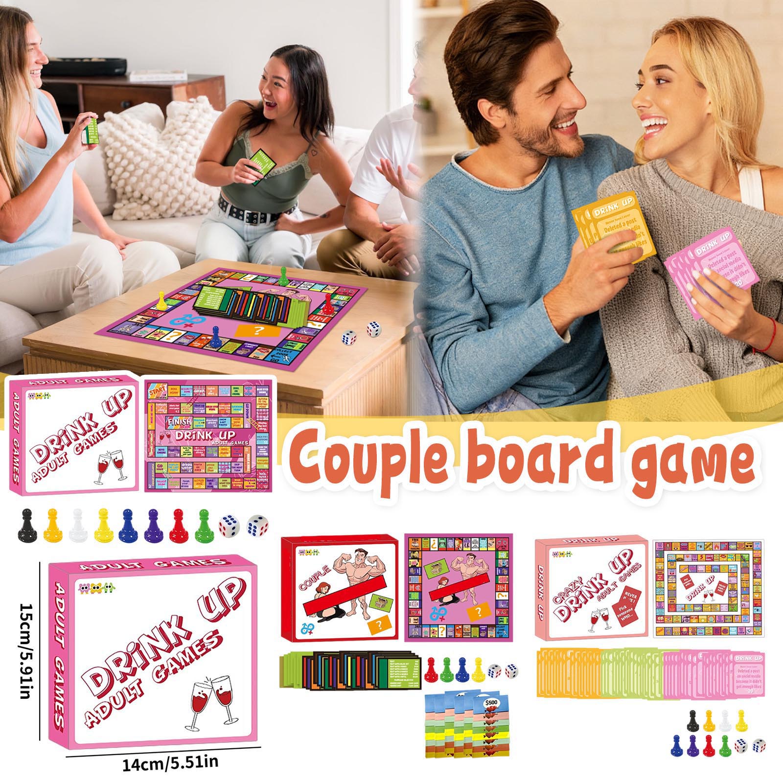 Play Friends Party Games - Jogo de tabuleiro de mesa para