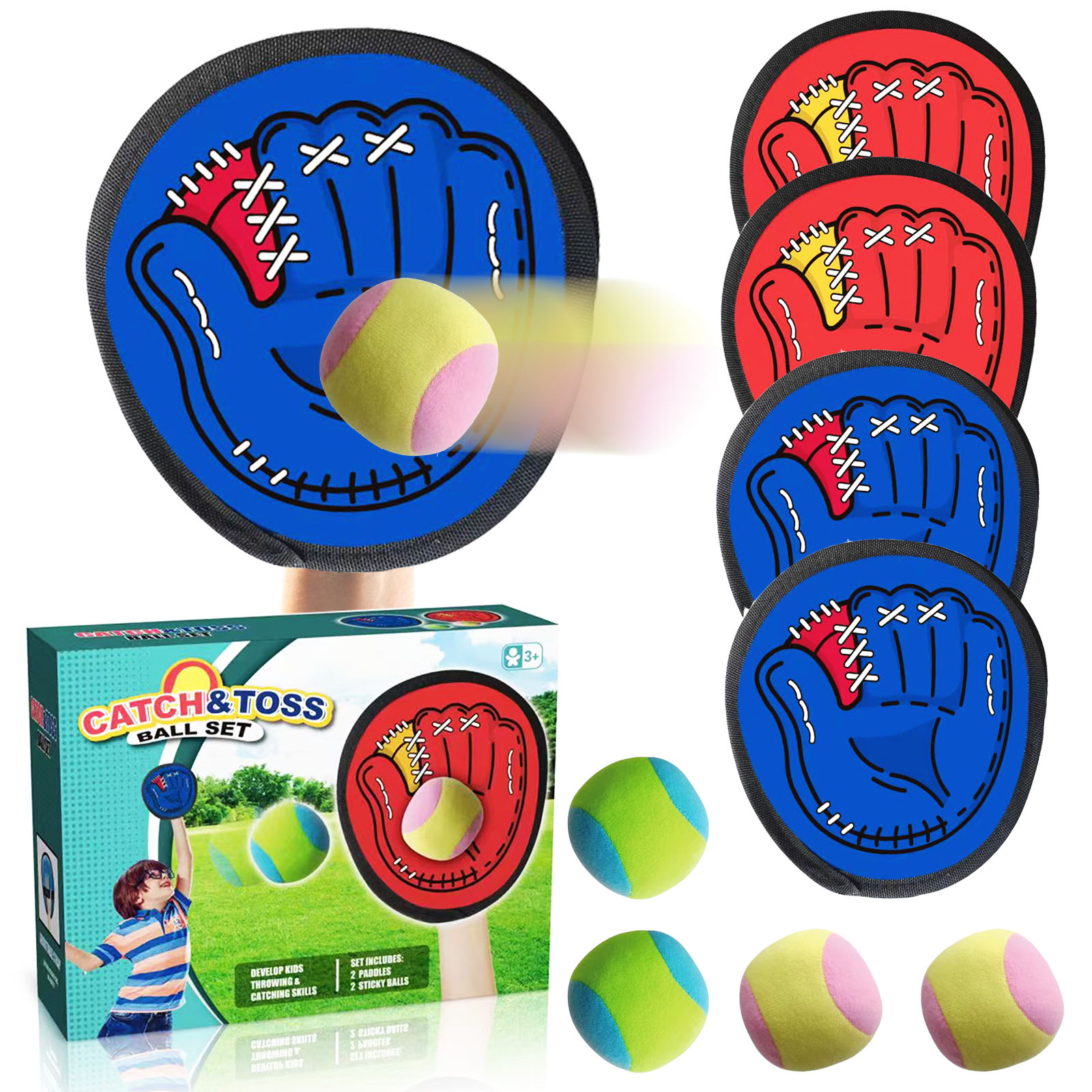 Limbo Game Set - 4 conjunto crianças otário bola pegajosa