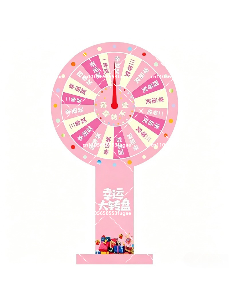 Party Games Spin The Wheel - Roda da Sorte Rosa com Estrutura