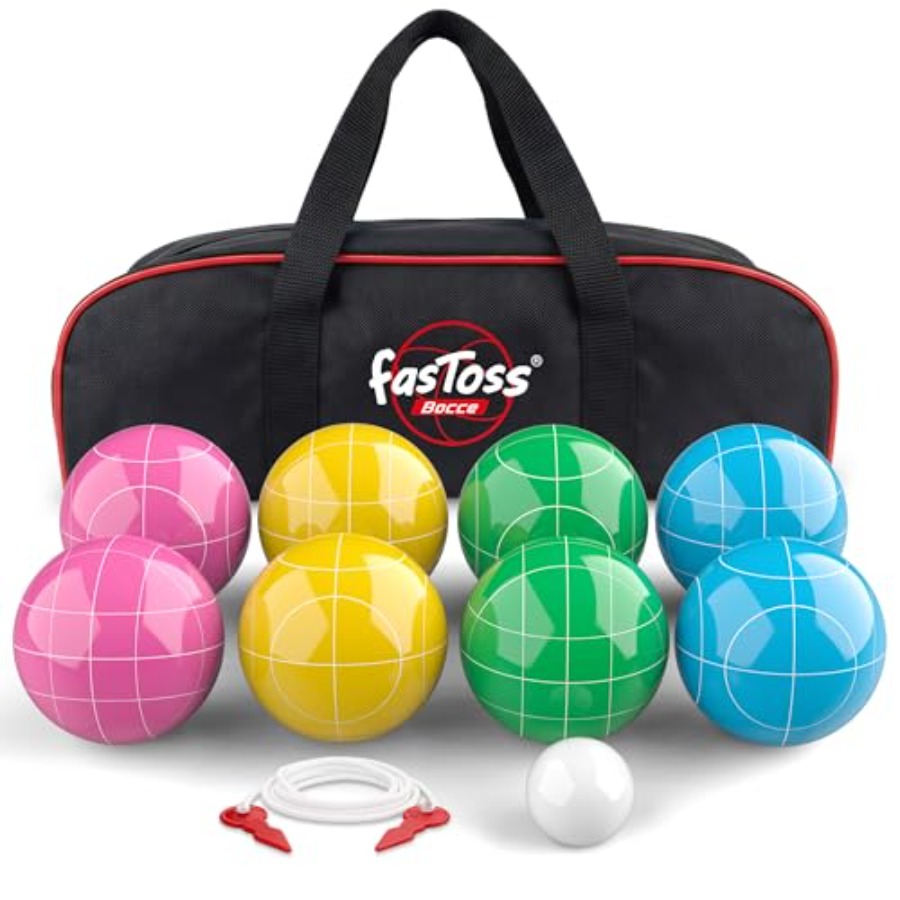 Bocce Ball Lawn - Conjunto de bolas de bocce para