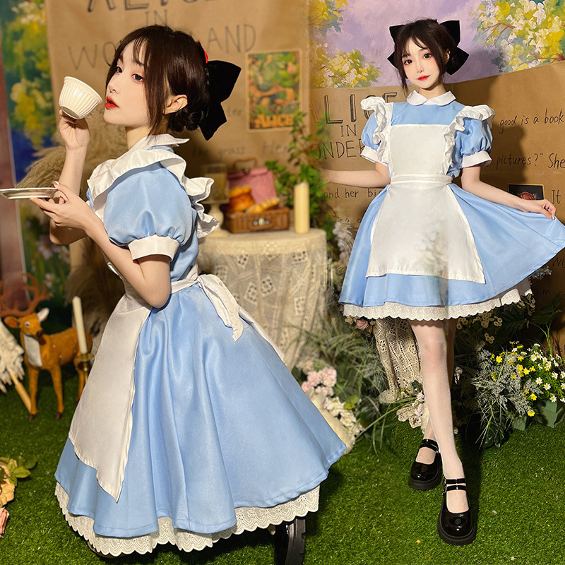 Fantasia de Cosplay Alice no P - Party Games Alice In Wonderland avaliação e preço