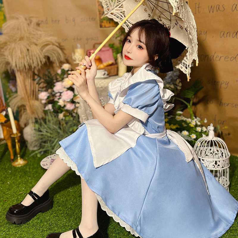 Fantasia de Cosplay Alice no P - Party Games Alice In Wonderland avaliação e preço