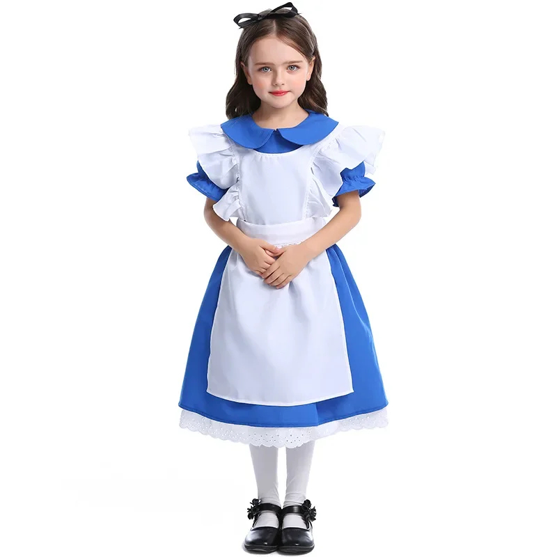 ⭕️ ⭐️ ⭕️   Fantasia Azul Alice - Party Games Alice In Wonderland avaliação e preço