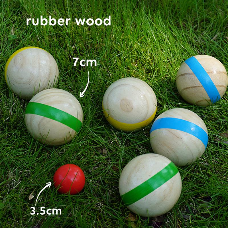Bolas de madeira para bocce, 7 - Bocce Ball Lawn avaliação e preço