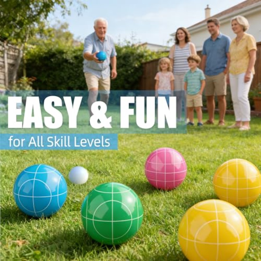 Conjunto de bolas de bocce par - Bocce Ball Lawn avaliação e preço