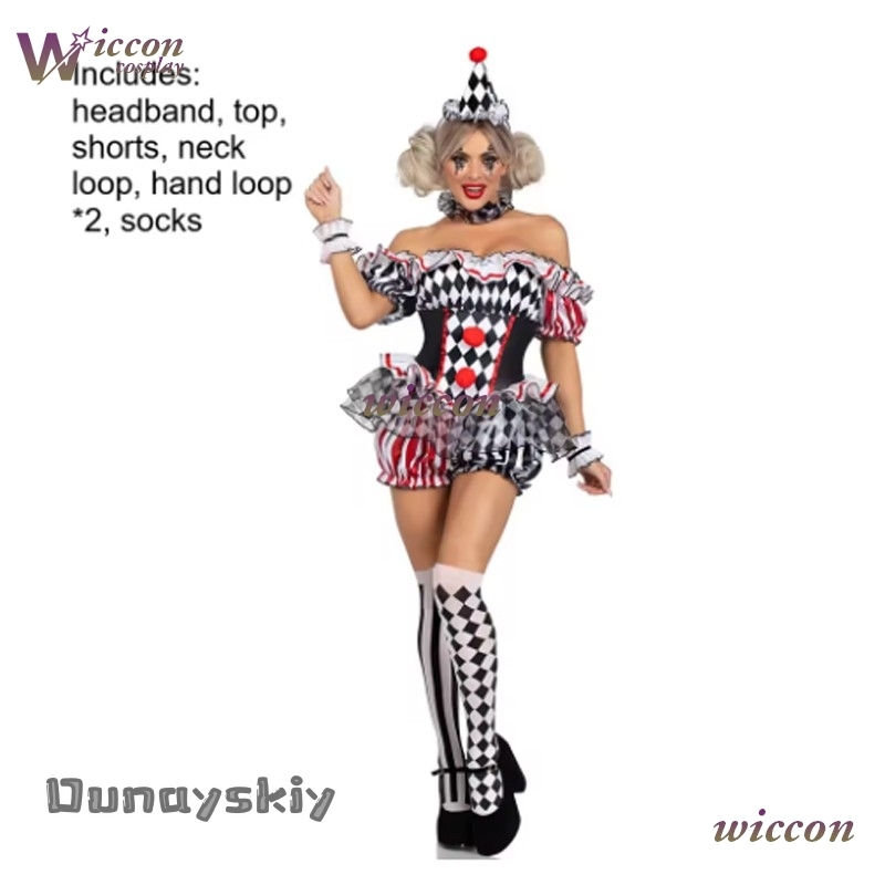 Mulheres palhaço cosplay traje - Party Games Free Online avaliação e preço