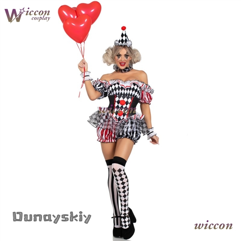 Mulheres palhaço cosplay traje - Party Games Free Online avaliação e preço