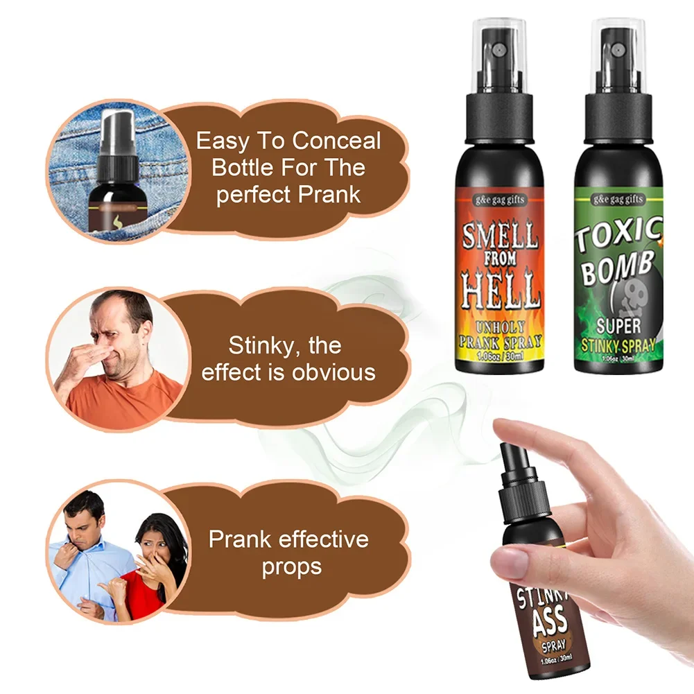 30ml peido mordaça spray brinc - Party Games Bomb avaliação e preço