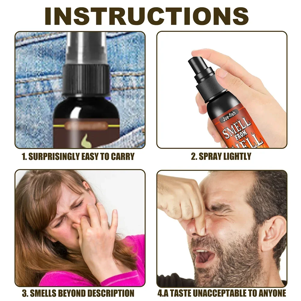 30ml peido mordaça spray brinc - Party Games Bomb avaliação e preço