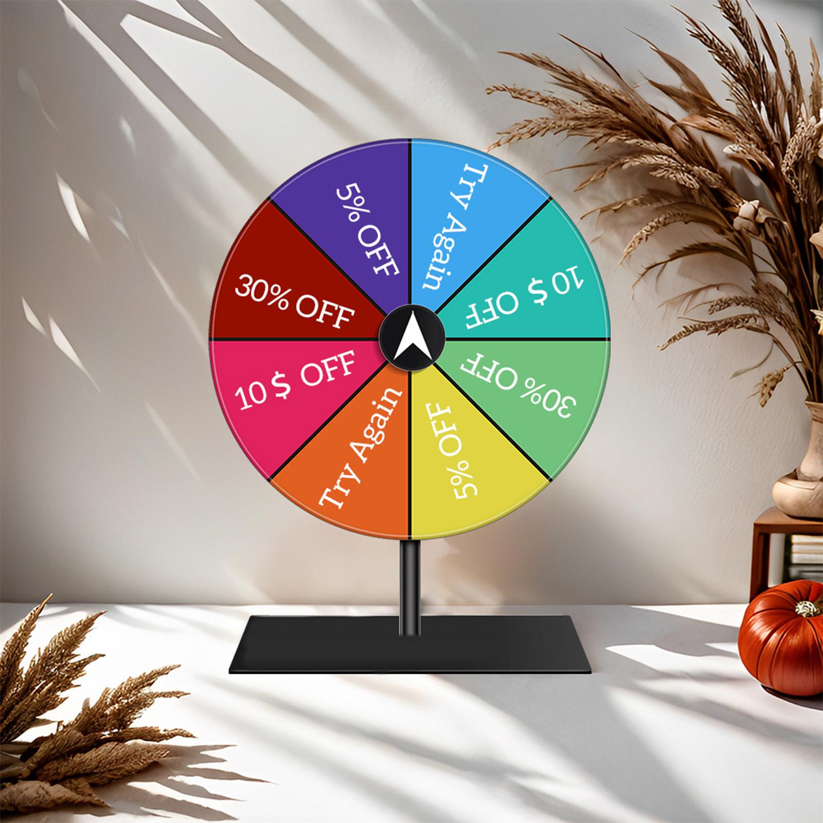 Roda de Prêmios em Acrílico Co - Party Games Spin The Wheel avaliação e preço