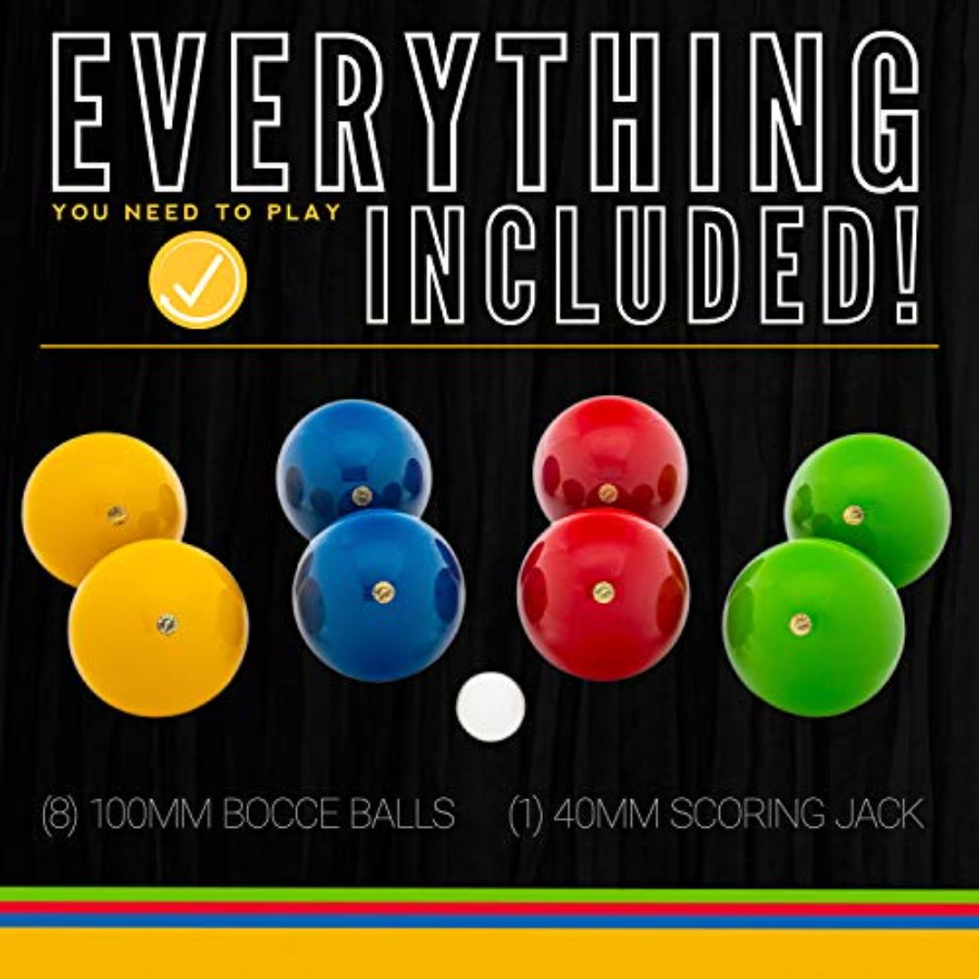 Conjunto de bolas de bocha com - Bocce Ball Lawn avaliação e preço
