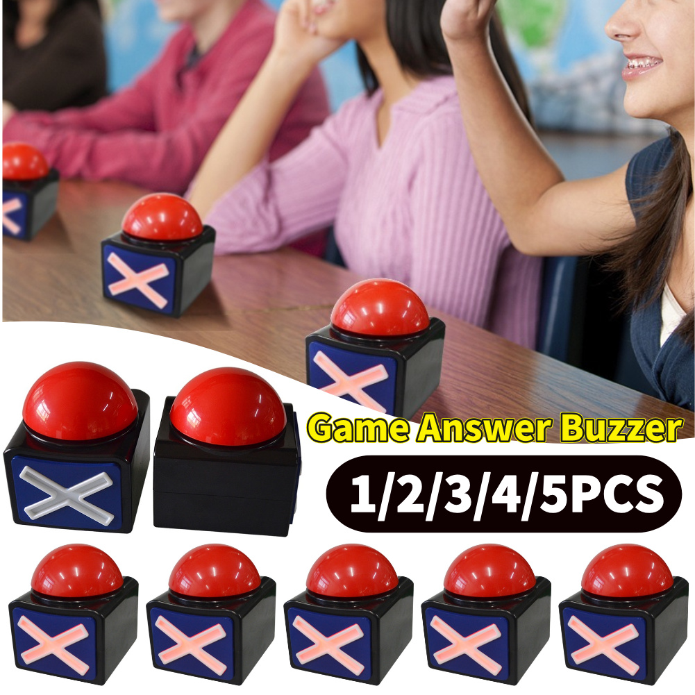 1-5 pces jogo resposta buzzer  - Party Games Quiz For Adults avaliação e preço